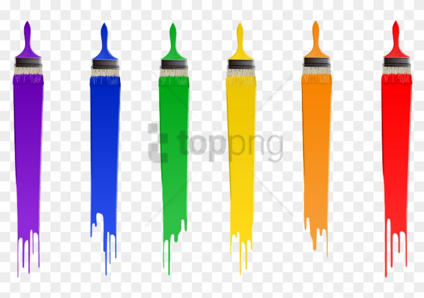 Free Png Download Holi Color Happy Holi Holi Rangoli - Paint Brush Clipart