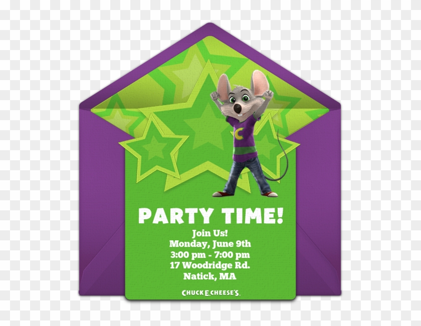 Cheese's - Chuck E Cheese Birthday Let Party Clipart #2125585