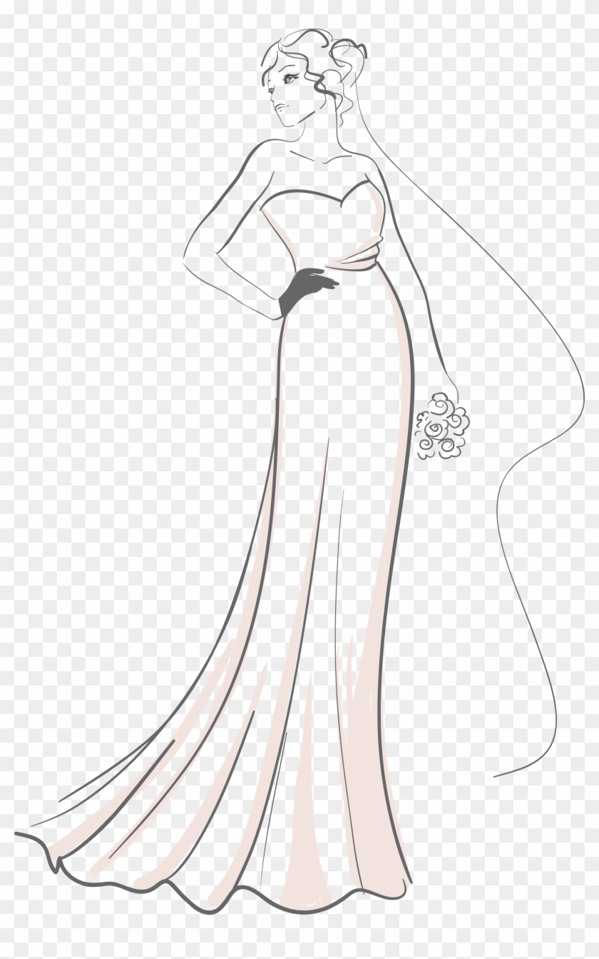 The White Closet - Gown Clipart