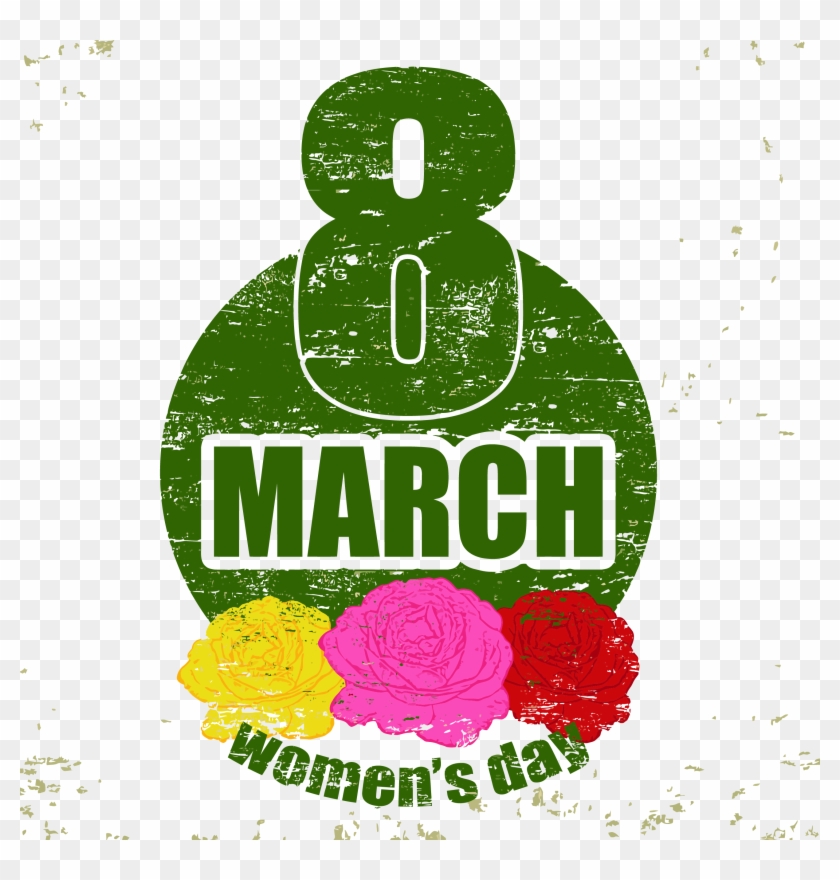 International Woman March Women S Background Transprent - Poster Vintage International Women's Day Clipart