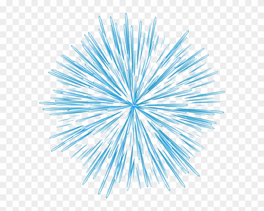 Firework Blue Transparent Png Image - Concentración Desde Una Linea Clipart