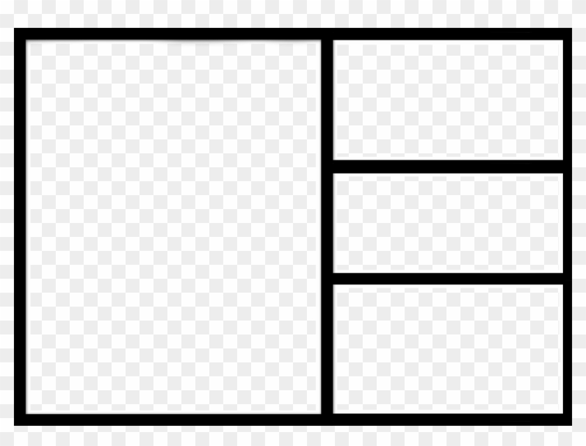 Multi Photo Frames Png Image - Monochrome Clipart