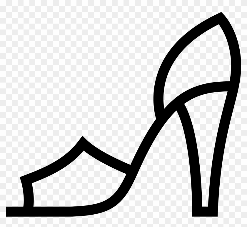 Women's Fashion - Stiletto Icon Clipart