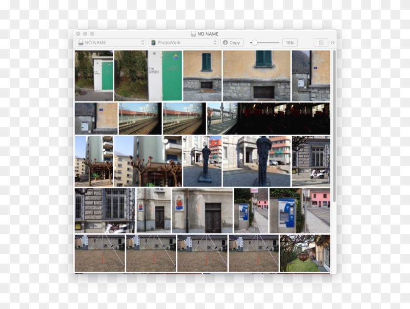 Full Frame Window Showing Contents Of The Sd Card From - Collage Clipart #2127717