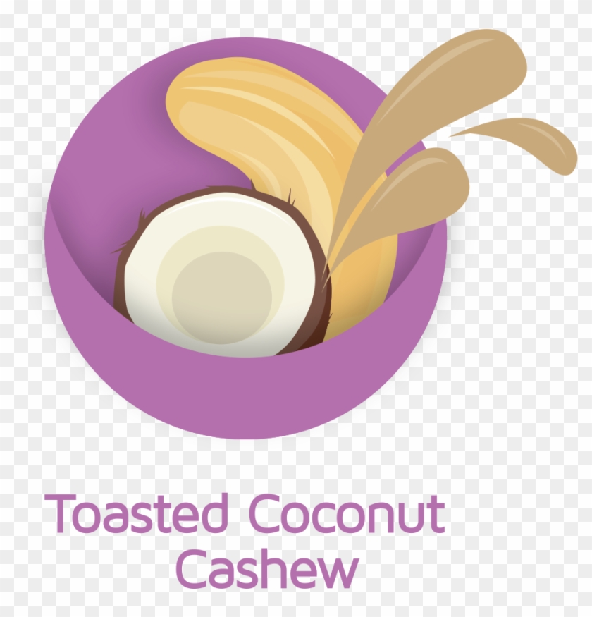 Bon Nut Butters & Sweetstoasted Coconut Cashew Small-batch - Illustration Clipart