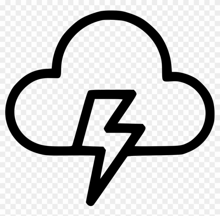 Weather Thunder Cloud Light Cloudy Lightning Comments - Cloud Clipart #2128192