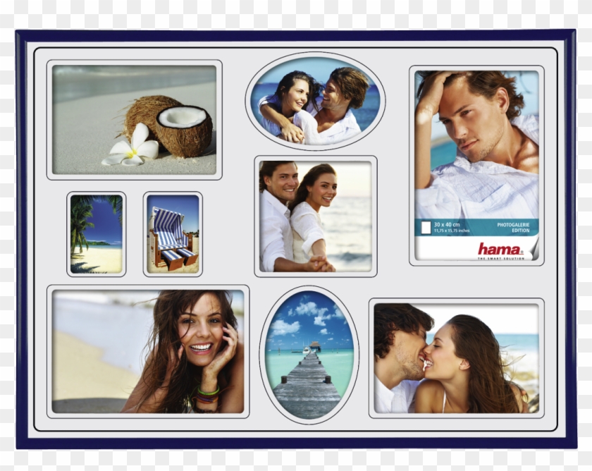 "madrid" Plastic Frame Gallery, Blue, 30 X 40 Cm - Picture Frame Clipart