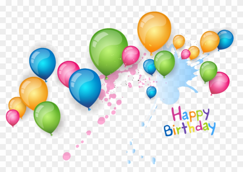 Happy Birthday Balloon Png Clipart #2129214