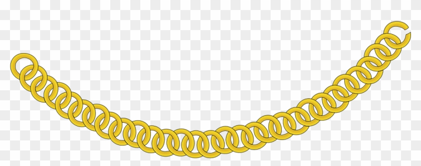 Chain Gold Jewelry - Gold Chain Clip Art - Png Download #2129287