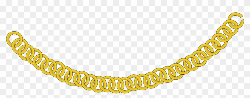 Chain Gold Jewelry - Gold Chain Clip Art - Png Download