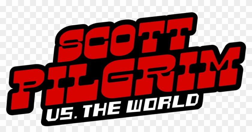 Scott Pilgrim Vs The World Wordmark - Scott Pilgrim Vs The World Logo Clipart #2129387