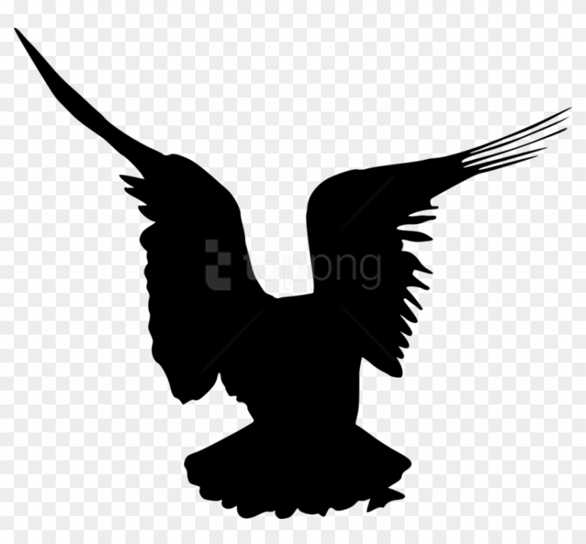 Bird Silhouette Png - Birds Fly On Transparent Background Clipart #2129841