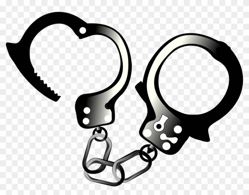 Chain Clipart Handcuff - Hand Cuff Clip Art - Png Download #2129842
