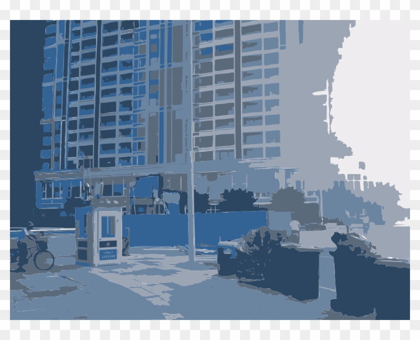Free 1239961315656 - Tower Block Clipart