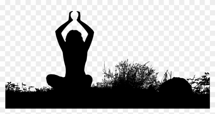 Yoga Png - Black And White Clipart Yoga Png Transparent Png #2130714