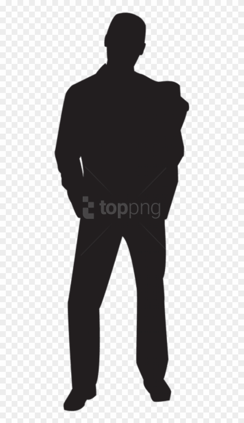 Free Png Man Silhouette Png Png Images Transparent - Man Clip Art Png