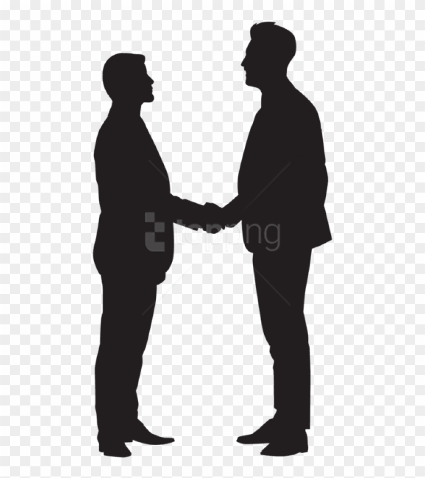 Free Png Men Shaking Hands Silhouette Png - People Shaking Hands Clipart Transparent Png