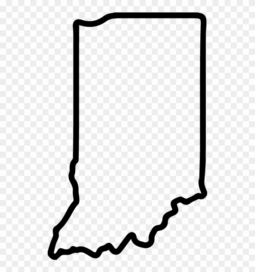 Indianastateoutline-01 - Kentucky Outline Clipart - Png Download #2131288