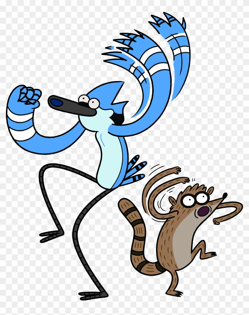 Adventure Time Watch Online - Regular Show Mordecai And Rigby Clipart