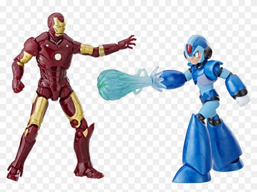 Marvel Vs Capcom Infinite Iron Man , Png Download - Iron Man Vs Megaman X Figure Clipart #2132307