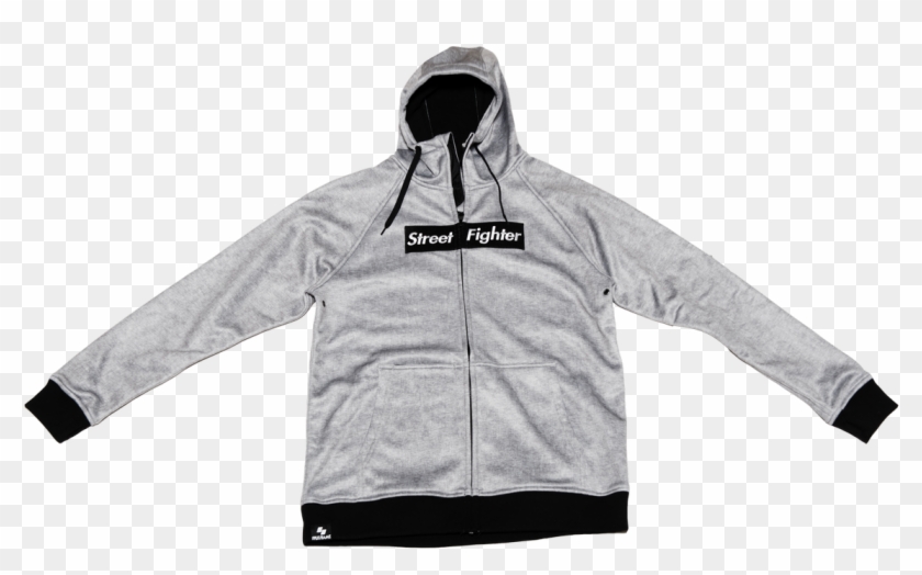 Com/products/street Fighter Box Logo Black Melange - Hoodie Clipart