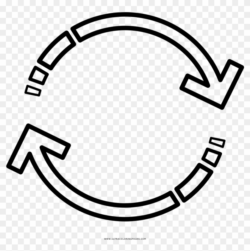 Circle Arrow Coloring Page - Jesus Hope The Nation Church Clipart