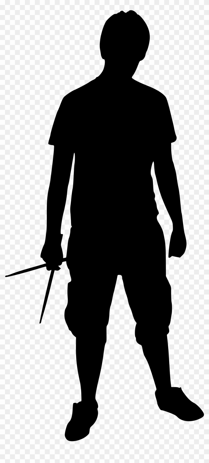 2000 X 4053 7 - 19th Century Man Silhouette Clipart
