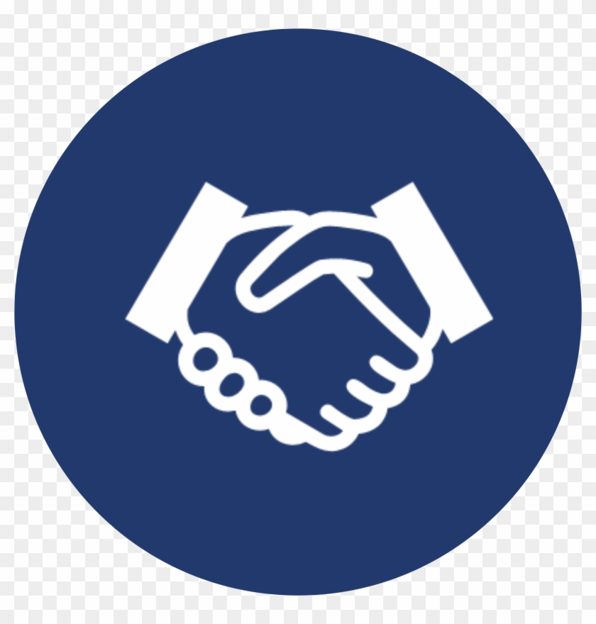 Png Library Transparent Transparentpng - Handshake Icon White Outline Clipart