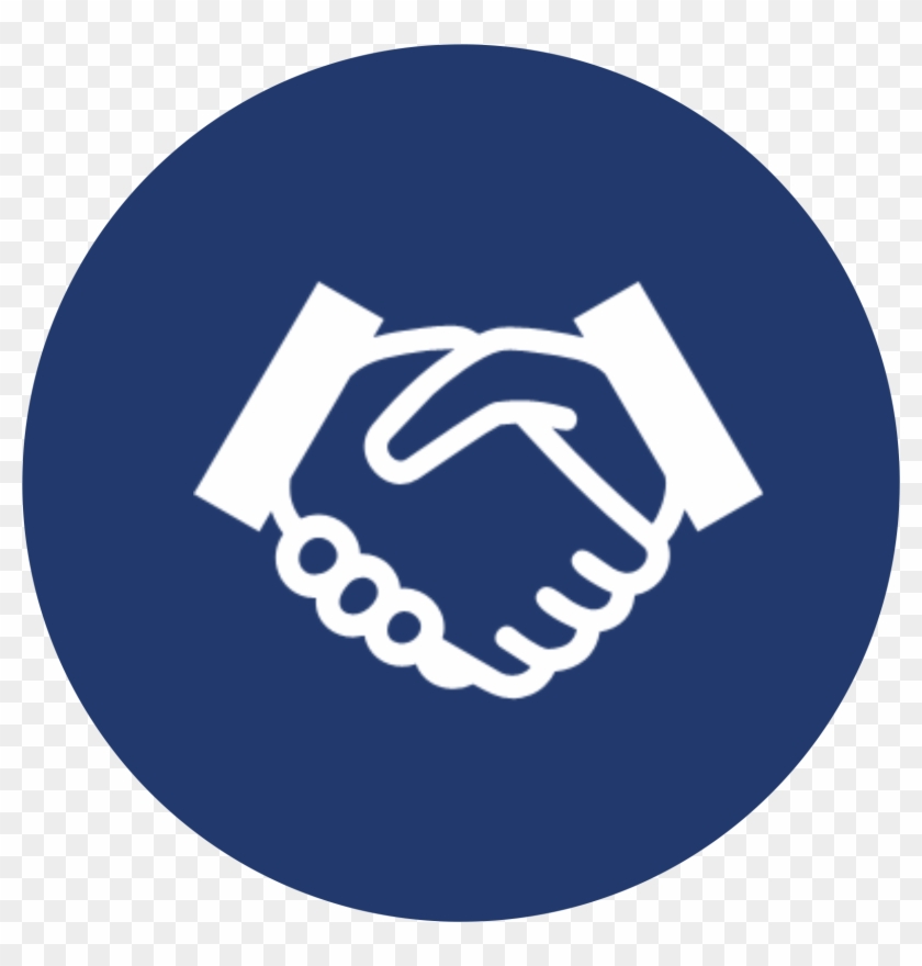 Png Library Transparent Transparentpng - Handshake Icon White Outline Clipart #2132982