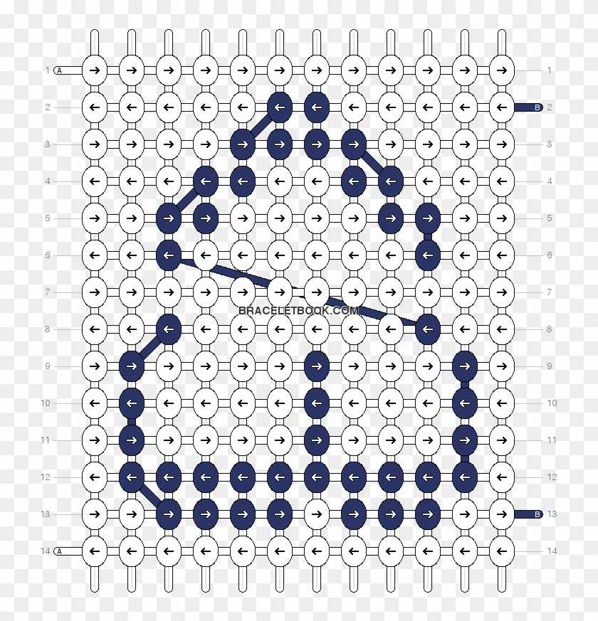 Alpha Pattern - Cross-stitch Clipart #2133749