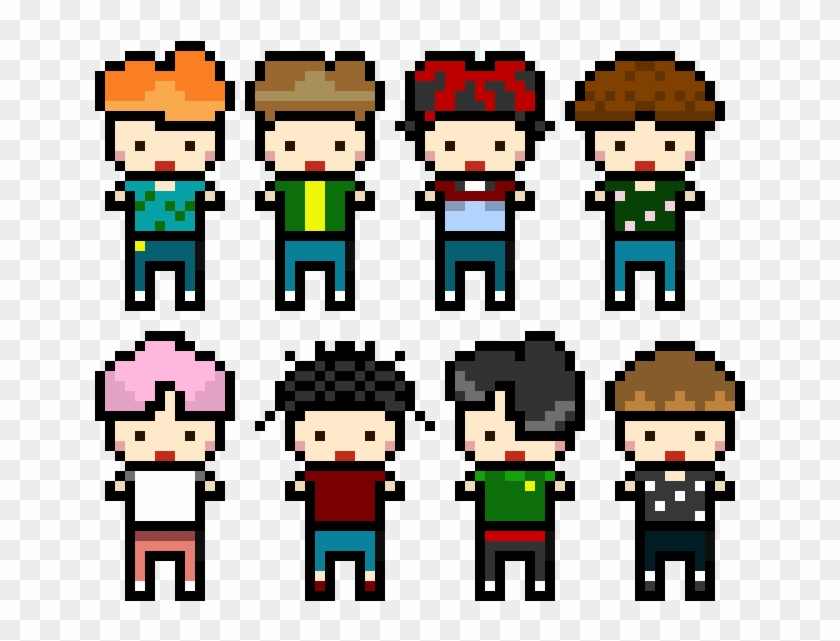 Pixel Art Grid Kpop - Pixel Art Grid Gallery