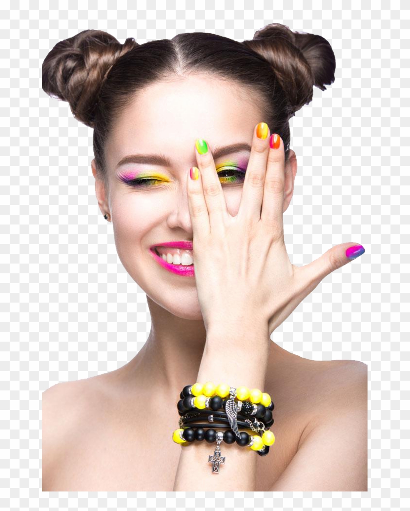 Female Face Transparent Background Png - Makeup And Nail Clipart