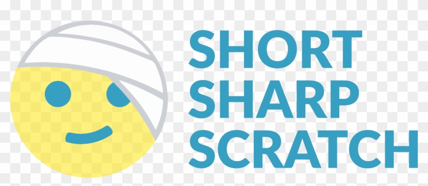 Short Sharp Scratch A Satirical Look At One Man's Journey Clipart