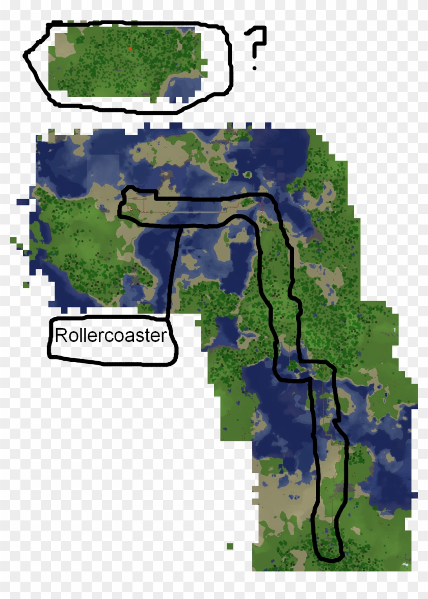 Minecraft Roller-coaster Achievment Issue - Minecraft Roller Coaster In Survival Clipart #2135316