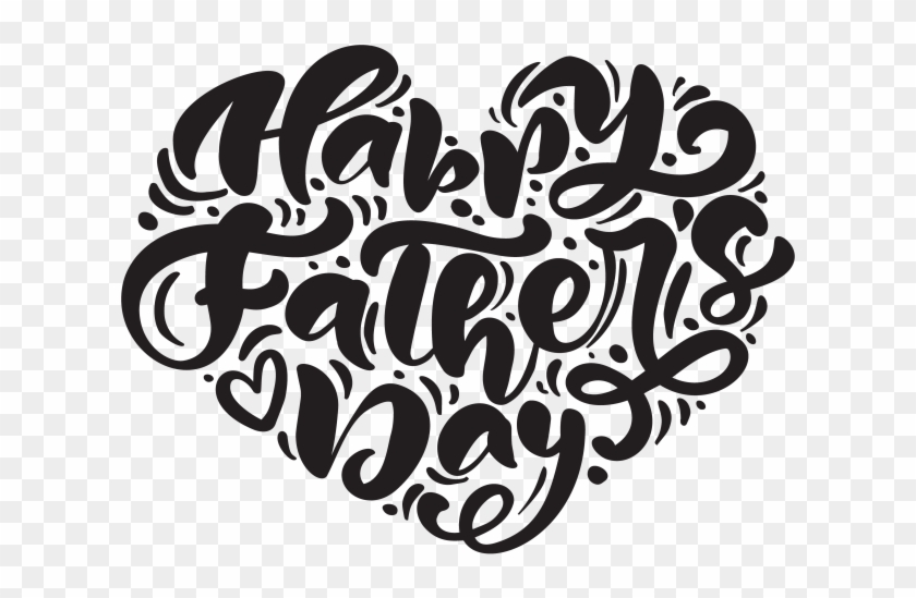 Fathers Day Greeting Quotes - Calligraphy Clipart #2135560