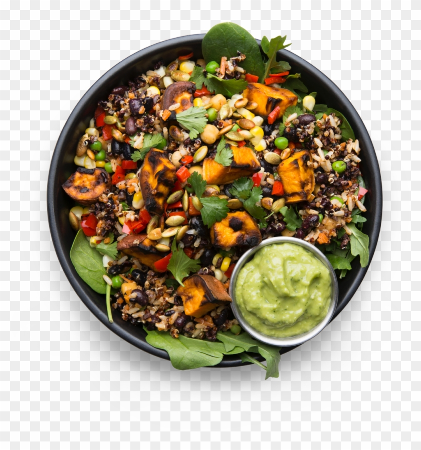 Veggie Taco Bowl - Bowl Of Veggies Transparent Clipart #2135633