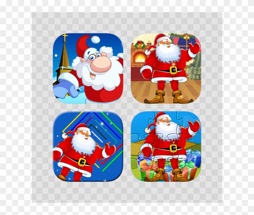 Christmas Party Game Box 4 - Santa Claus Clipart #2135635
