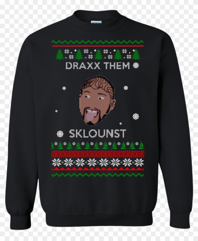 Image 585px Draxx Them Sklounst Christmas Sweater, - Games Of Thrones Christmas Tshirt Clipart