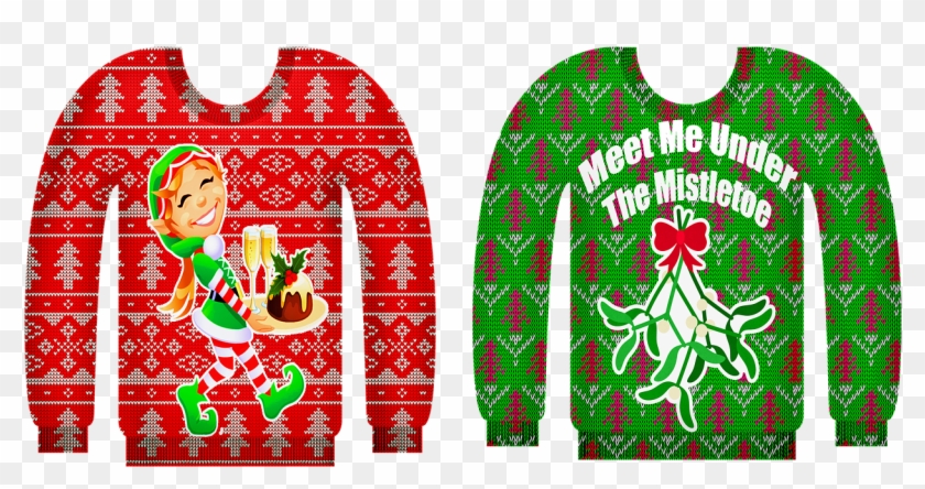Ugly Sweater Holiday Party - Ugly Christmas Sweater Party Clipart #2135713