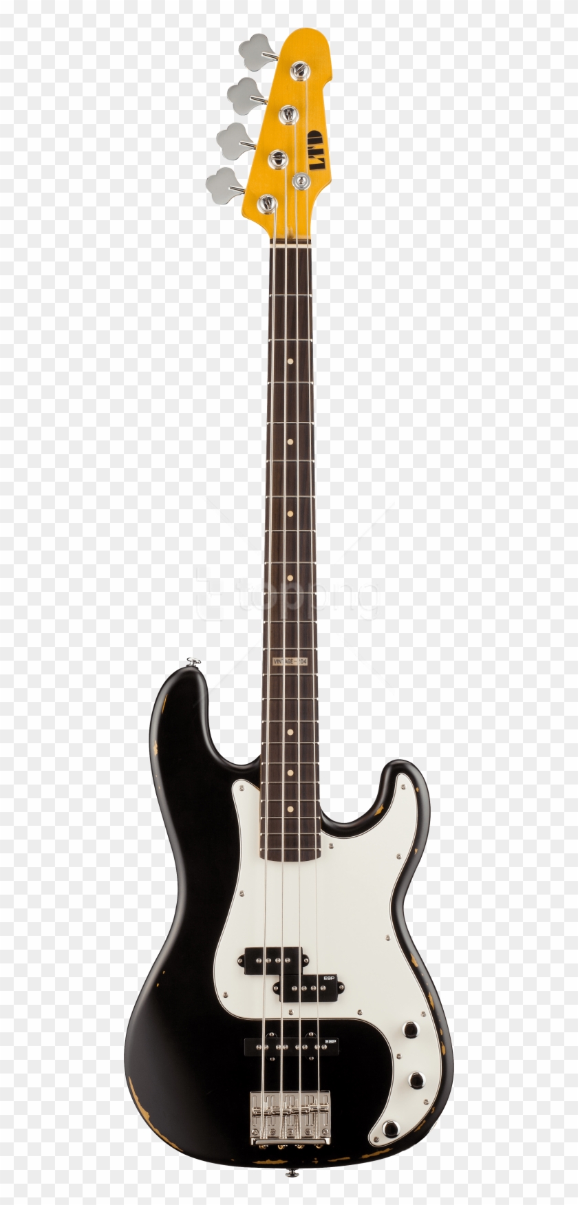 Free Png Black Electric Guitar Png Images Transparent - Squier Jazz Bass Affinity Black Clipart #2135761