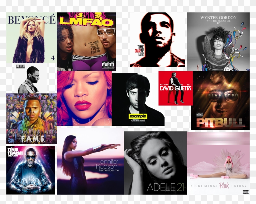 Album Cover Collage Clipart