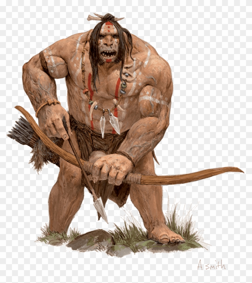 Dark Sun Half Giant - Illustration Clipart #2136132