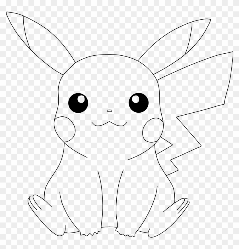 How To Draw Pikachu Step - Sketch Clipart