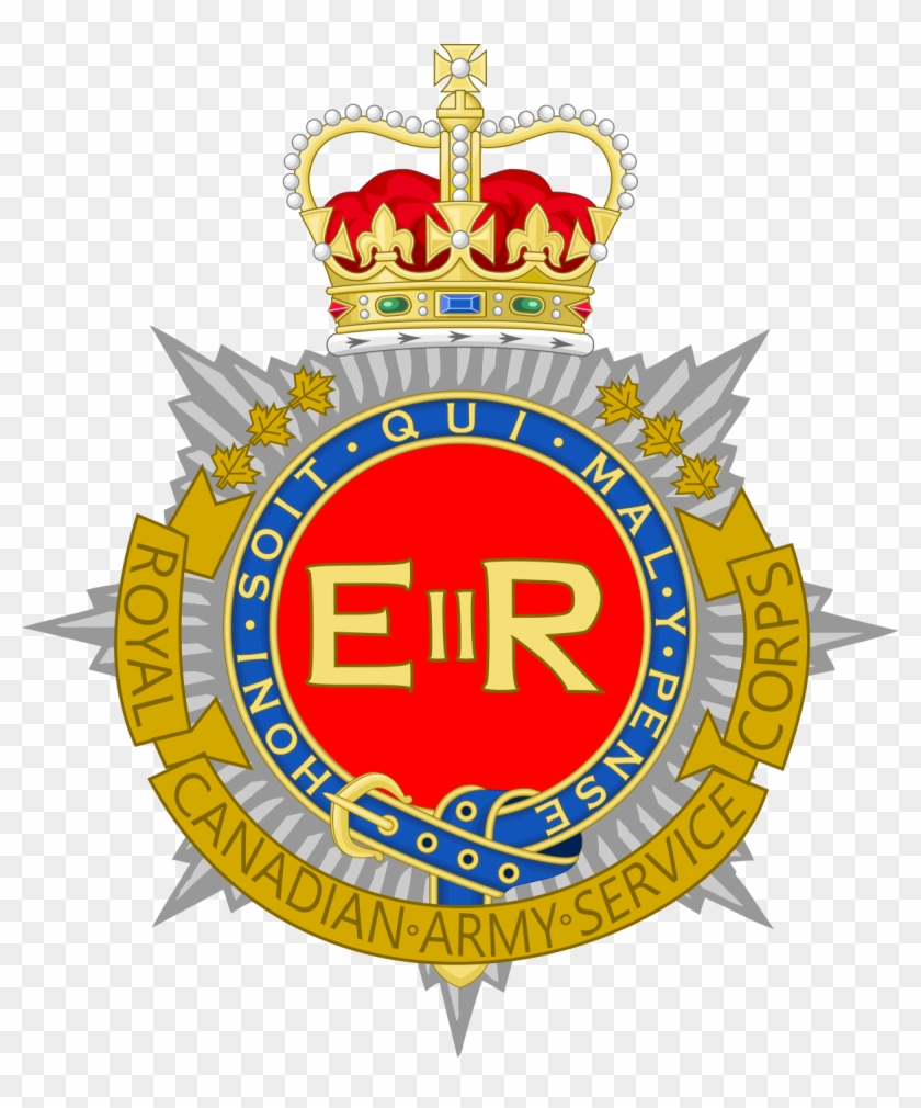 Royal Canadian Army Service Corps - Royal Coat Of Arms Clipart #2136382