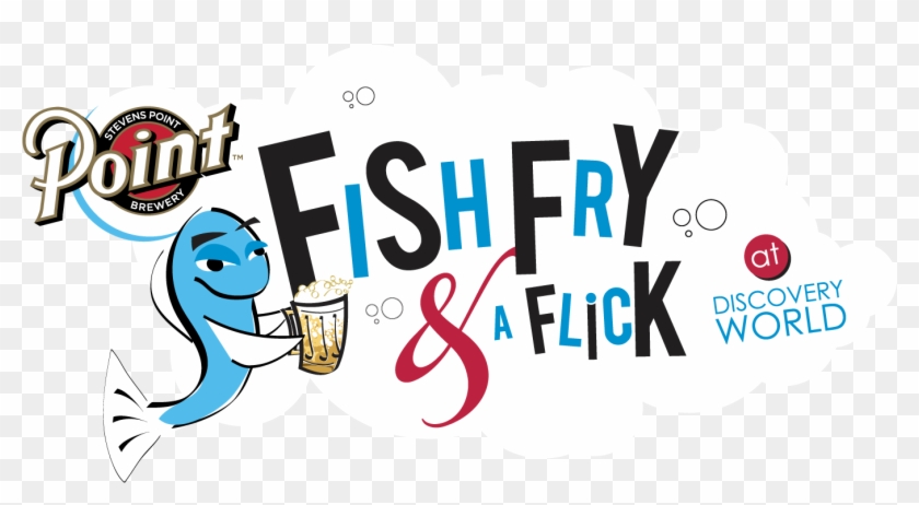Point Fish Fry & A Flick Image Black And White Download - Fish Fry Clipart #2136504