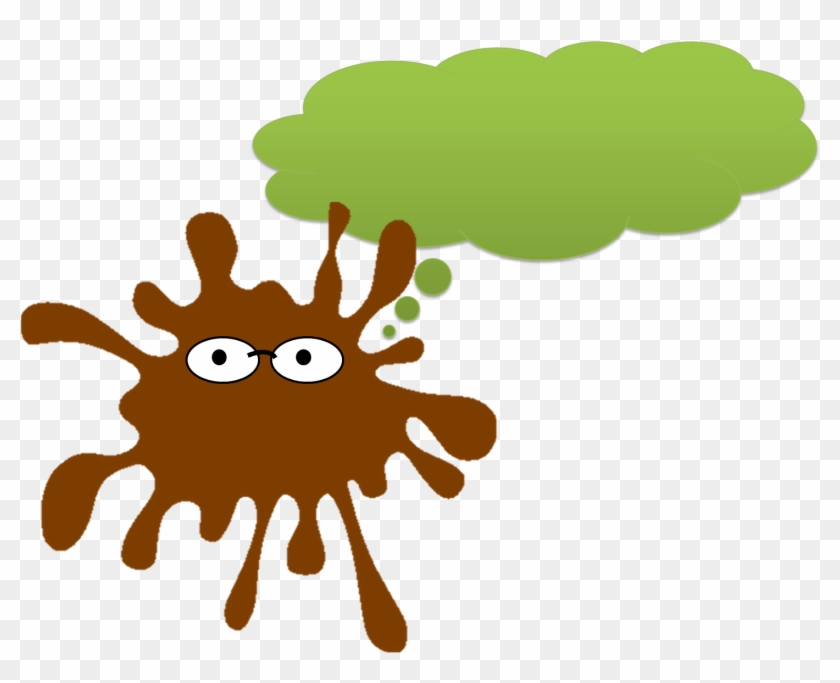 Dirt Clipart Kind Student - Mud Splat Clipart - Png Download