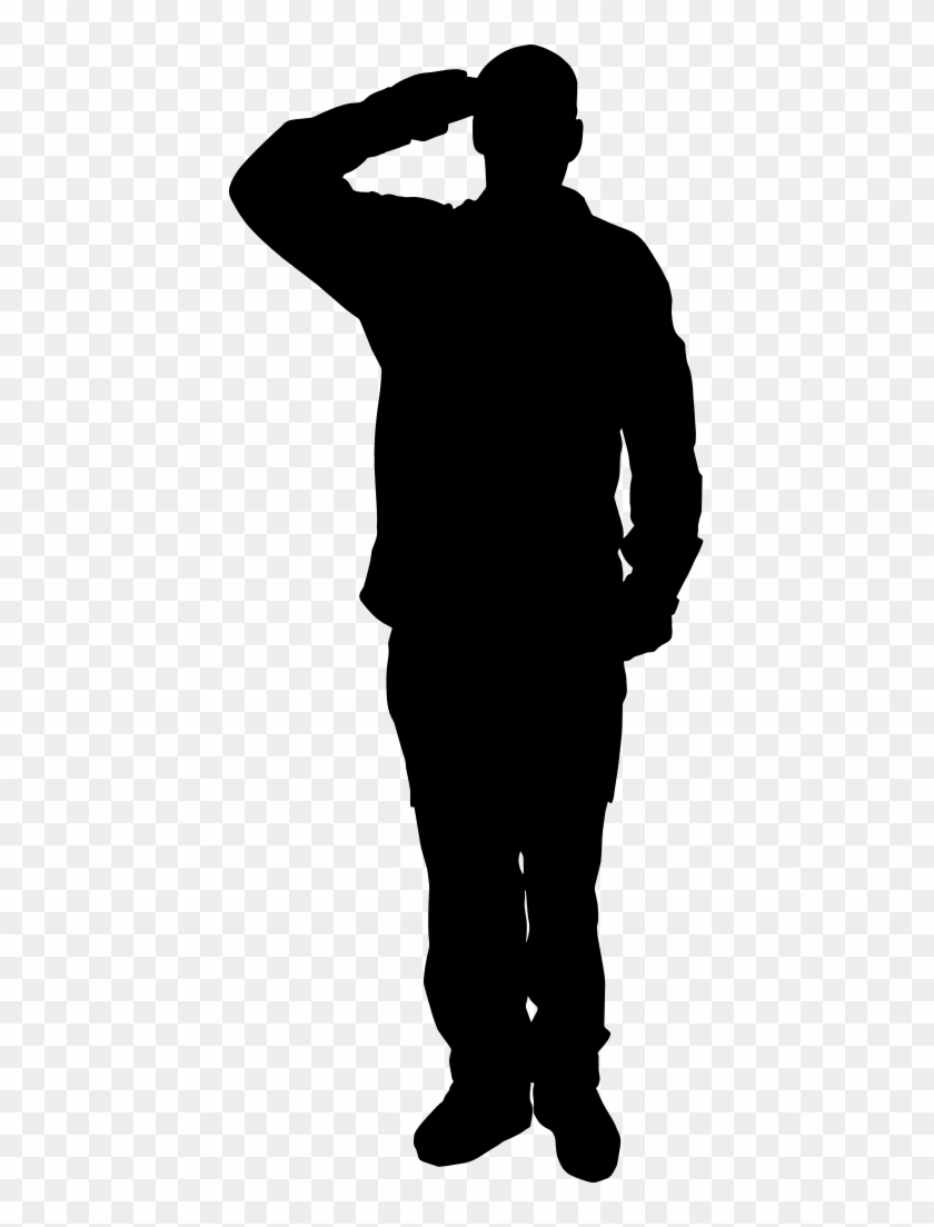 427 X 1023 34 - Ww1 Soldier Silhouette Png Clipart #2136601
