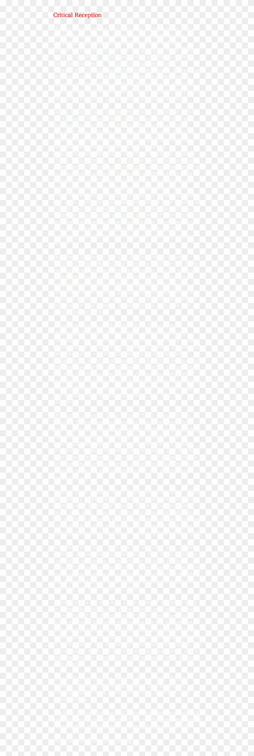 Critical Reception -roger Ebert For The Chicago Sun Clipart #2136602