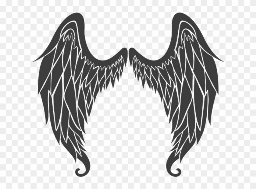 Excellent Angel Wings Wall Decal Easy Decals St17 - Illustration Clipart #2136924