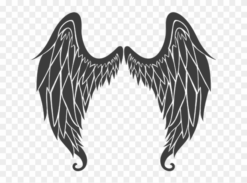 Excellent Angel Wings Wall Decal Easy Decals St17 - Illustration Clipart